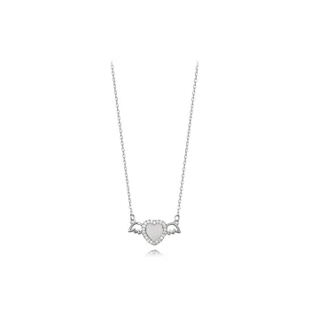 Muyan Glass Cat Eye Jade Necklaces Women's