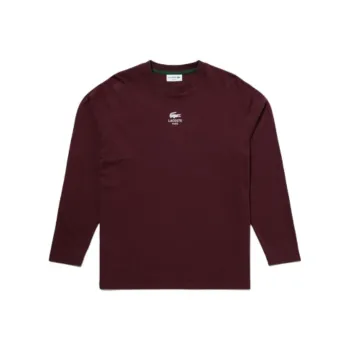LACOSTE T Shirt Men's Bordeaux Color