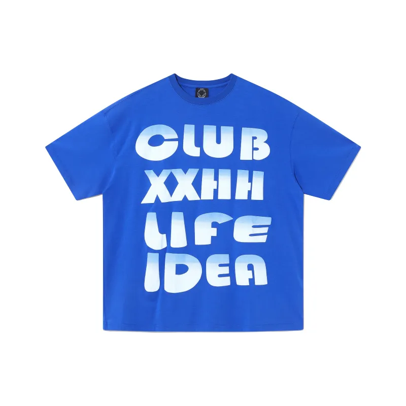 Clubxxhh T Shirts Unisex Blue-0