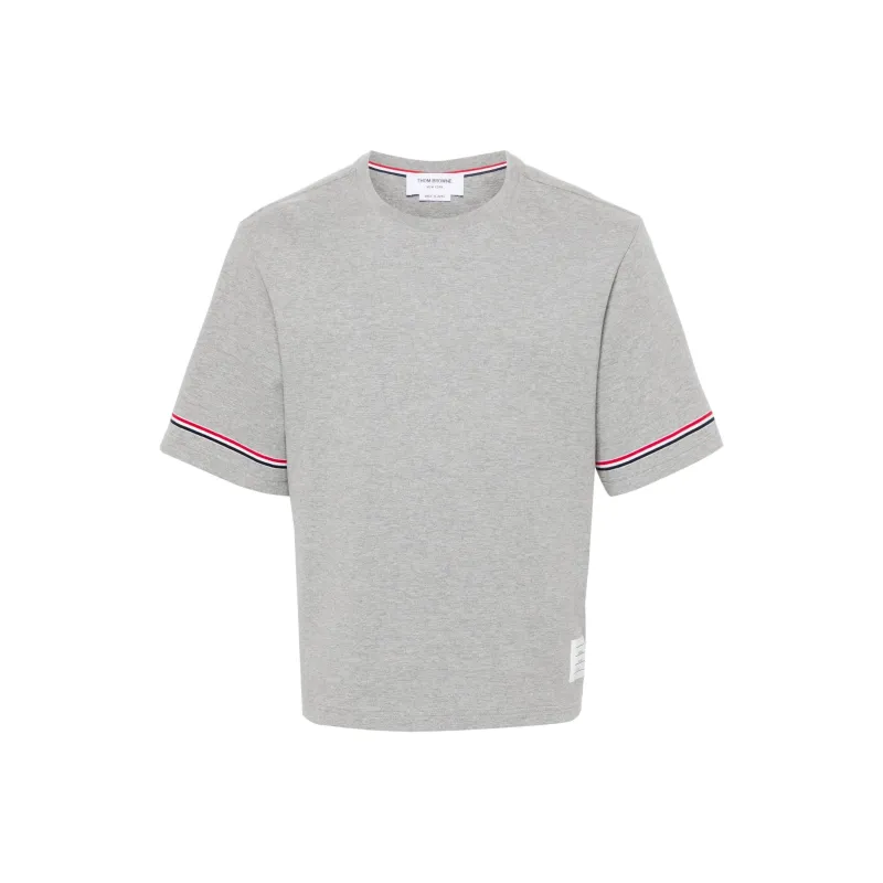 THOM BROWNE RWB Stripe Crewneck T Shirt-0