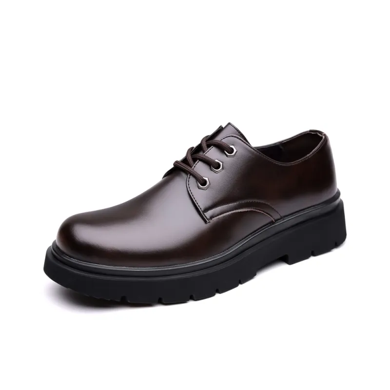 HUANAI Dress Shoes Men Low Top-5