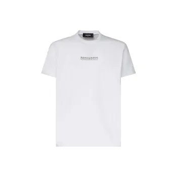DSQUARED 2 Raised Logo Crewneck T Shirt