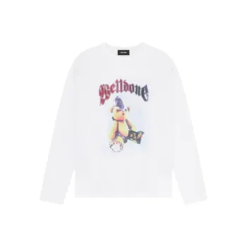 WE11DONE Bear print Sweatshirt