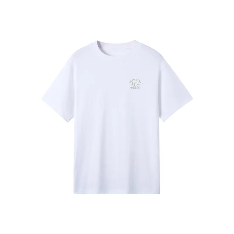 CAMEL Sorona Cooling Mountain Stretch Solid Color Loose Fit T Shirt Unisex-4