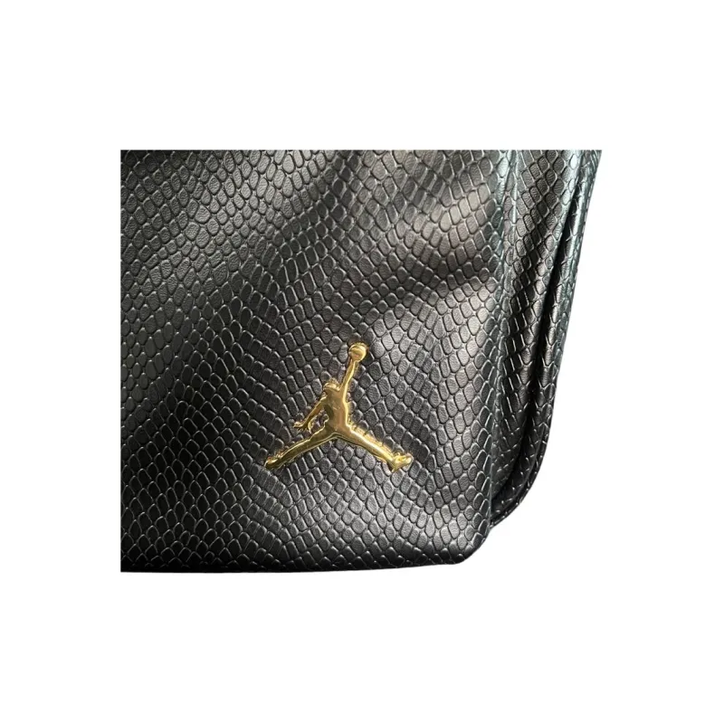 Jordan Synthetic Leather Backpack Regular Unisex Black-4
