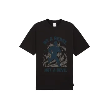 PUMA GRAPHICSRebel FW24 T-Shirt Men's Black