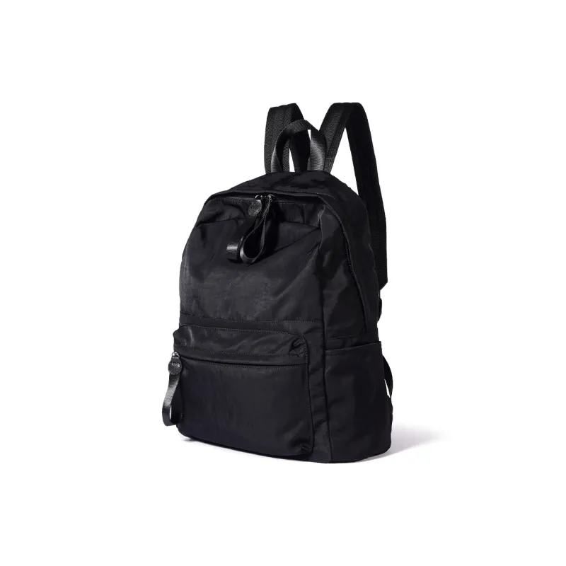 Dubaolu Fabric Backpack Large Size Unisex Black/Khaki/Gray-11