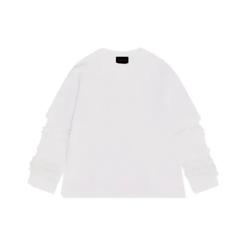 SIMONE ROCHA Ruffle Frill Long Sleeve T Shirt