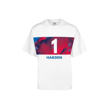 NBA 76ers Harden T Shirt Men's White