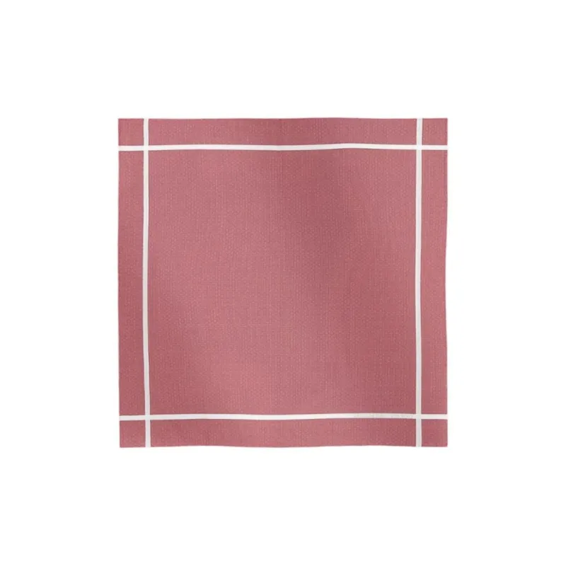 HERMES Cotton Silk Scarves Women's Red-0