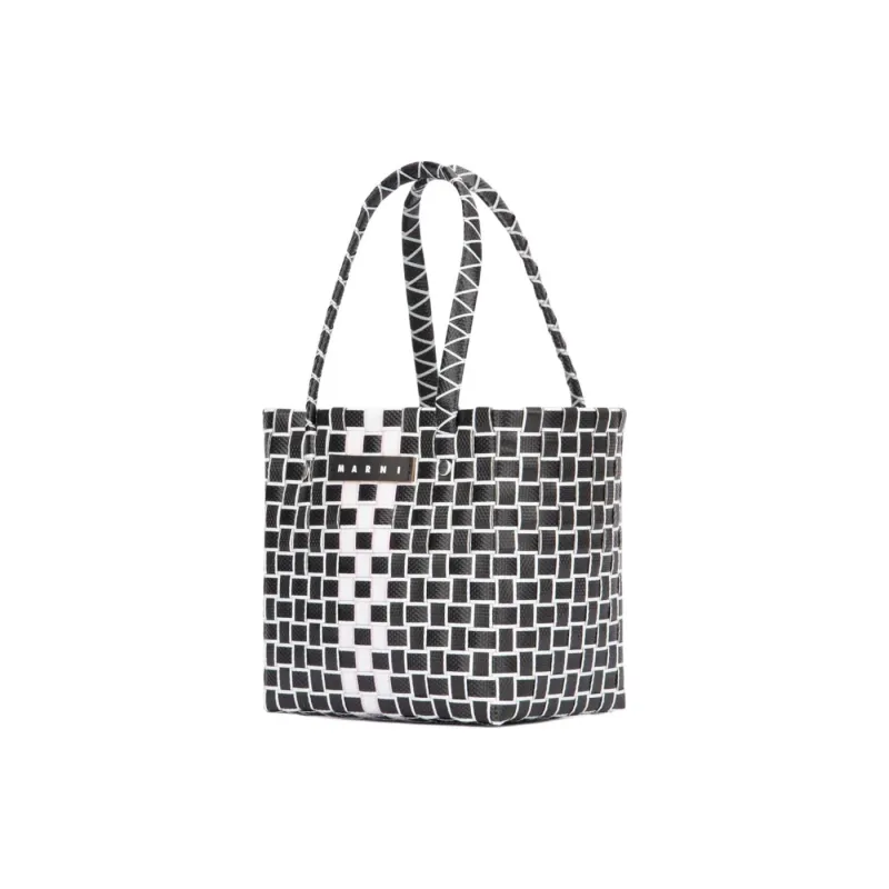 MARNI Polypropylene Pp Handbag Kids' Black & White-3