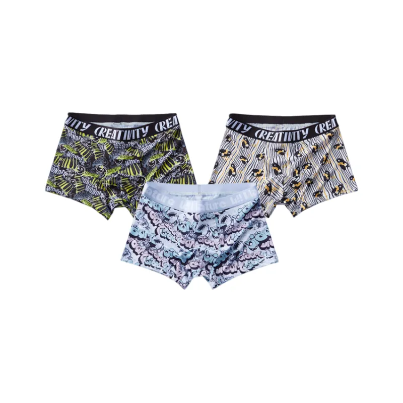 Qiao Ni Tong Underpants Men's 3 Pack-5