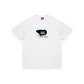 White (Black Print)