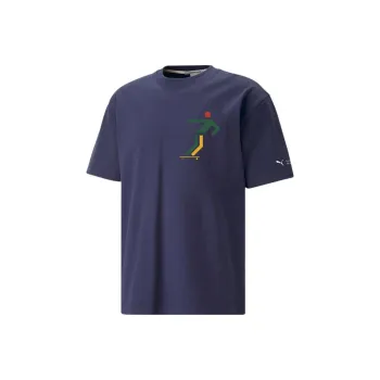 PUMA Sports Life Collection T Shirt Men's Navy Blue