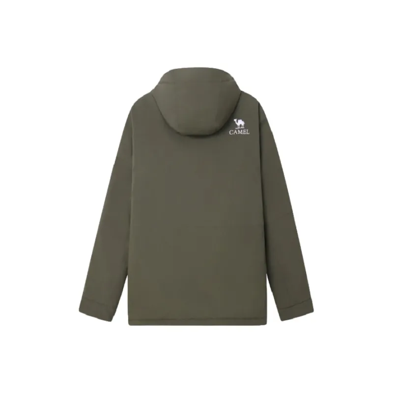 CAMEL All weather Waterproof And Windproof Windbreaker Jacket Unisex Olive Green-1