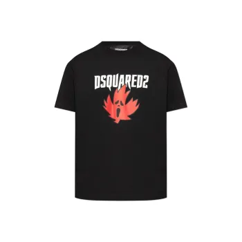 DSQUARED 2 Logo Printed Crewneck T Shirt