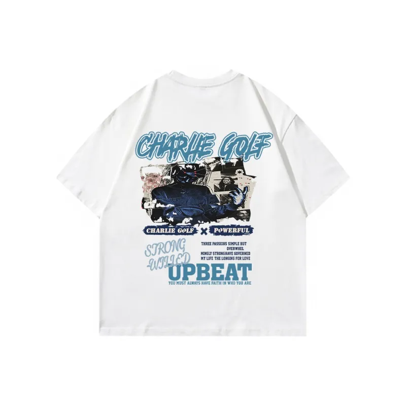 CHARLIE GOLF T Shirt Unisex Apricot-4