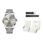 Steel Band True Gray[Box+Leather Strap]