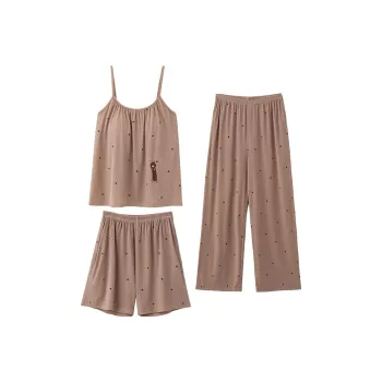 XISHE Pajama Set Women's Light Coffee