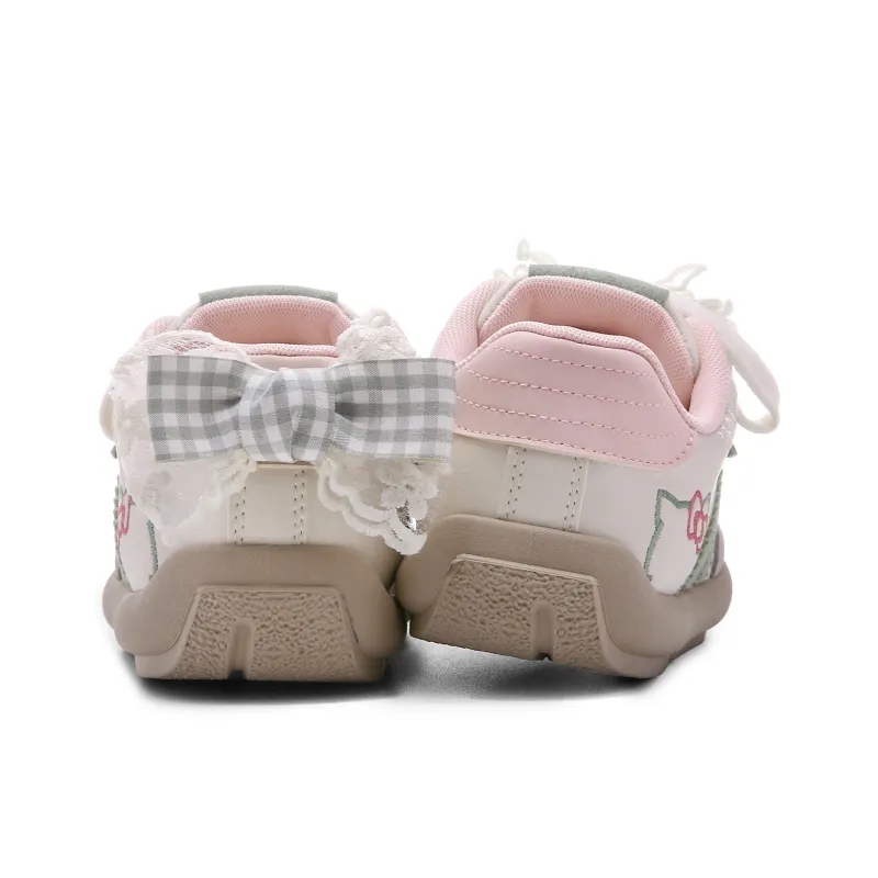 Lovely You Lightweight Anti Slip Low Top Skateboard Shoes Women's Guava Pink-4