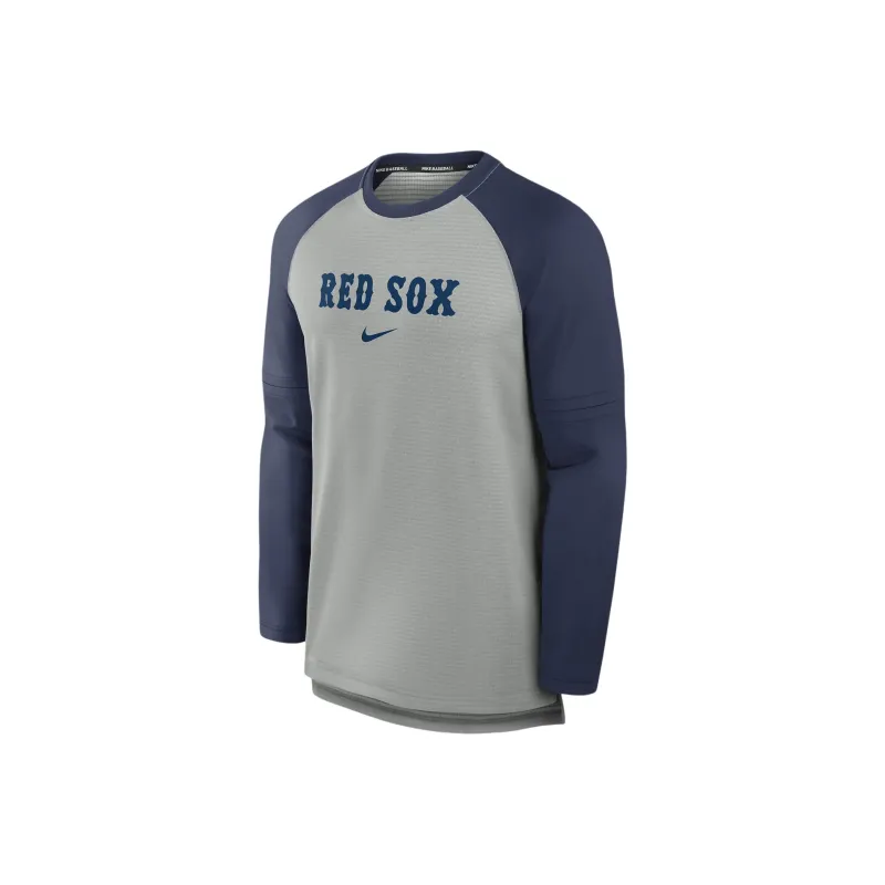 Nike Boston Red Sox Authentic Collection Game Time Men's Nike Breathe Mlb Long Sleeve T Shirt-0