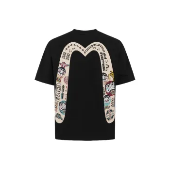 EVISU Graphic print T shirt