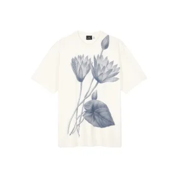 Paul Smith Half Tone Floral Print T Shirt
