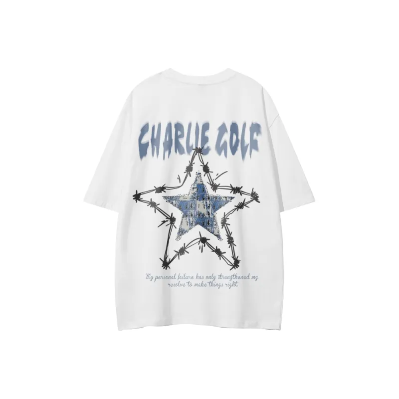 CHARLIE GOLF T-Shirt Unisex White-0