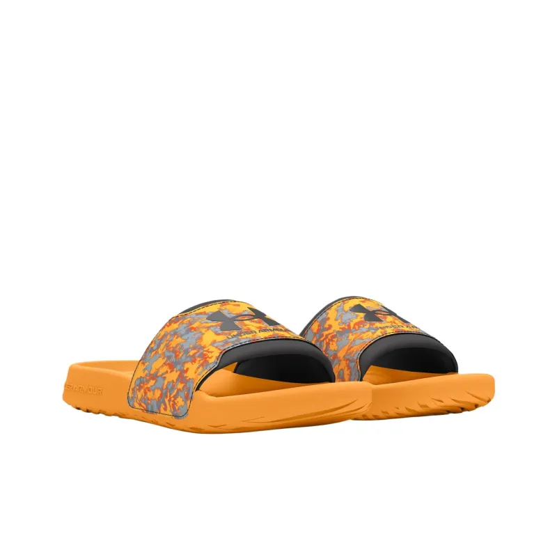 Under Armour Quiet Cushioning Slide Slippers Men's New Star Orange-2