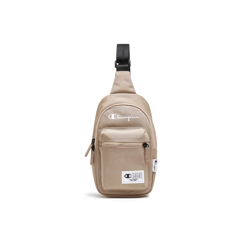 Champion Fabric One Shoulder Sling Bag Regular Unisex Black/Sand Stone-6
