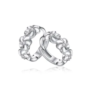 KING OF BLING 925 Sterling Silver Earrings Unisex