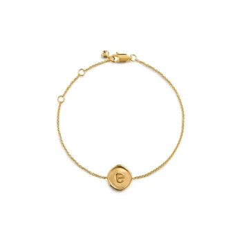 Monica Vinader Sterling Silver Plated With 18k Gold Bracelets Women's Gold