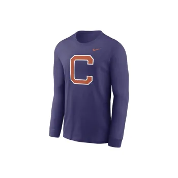 Nike Clemson Tigers Alternate Logo Men's Nike College Long Sleeve T Shirt