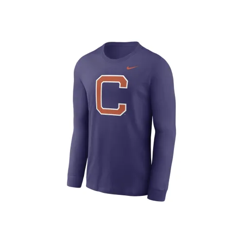 Nike Clemson Tigers Alternate Logo Men's Nike College Long Sleeve T Shirt