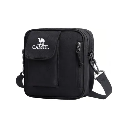 CAMEL Oxford Shoulder Bag Crossbody Bag Unisex Black/Coconut Shell