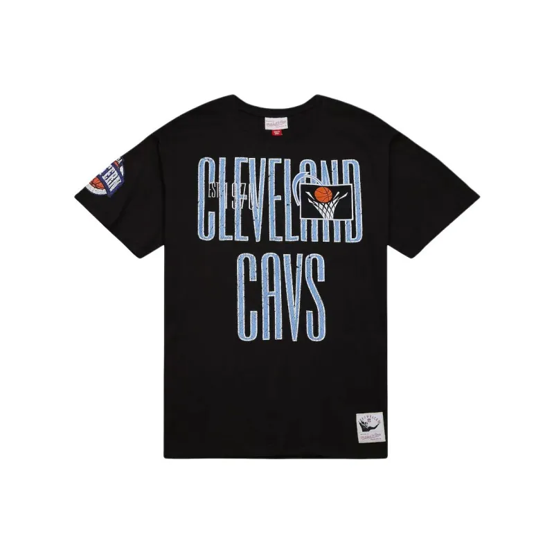 Mitchell & Ness x NBA Cleveland Cavaliers T Shirt Men's Black-0
