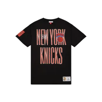 Mitchell & Ness x NBA New York Knicks OG Premium T Shirt Men's Black