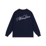 Navy Blue with White Print