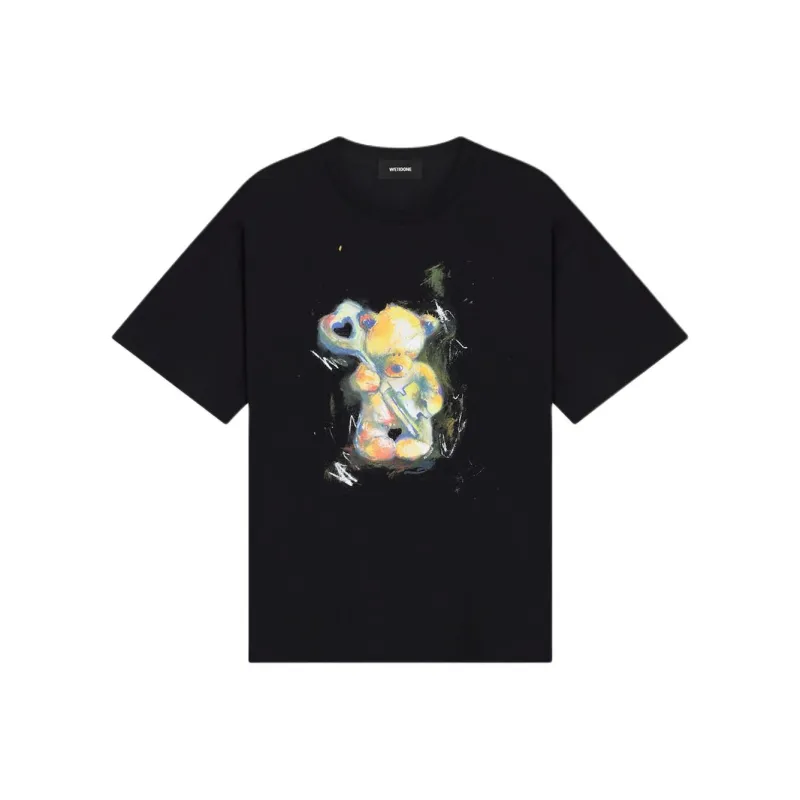 WE11DONE Teddy Printed T shirt-0