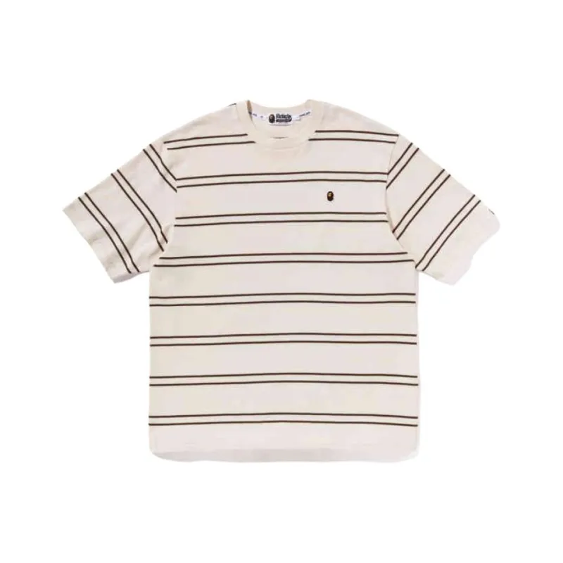 A BATHING APE Head One Point Hoop Relaxed Fit Tee-3