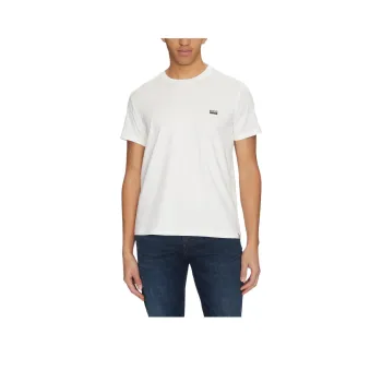HUGO BOSS Logo embroidered Crew neck T shirt