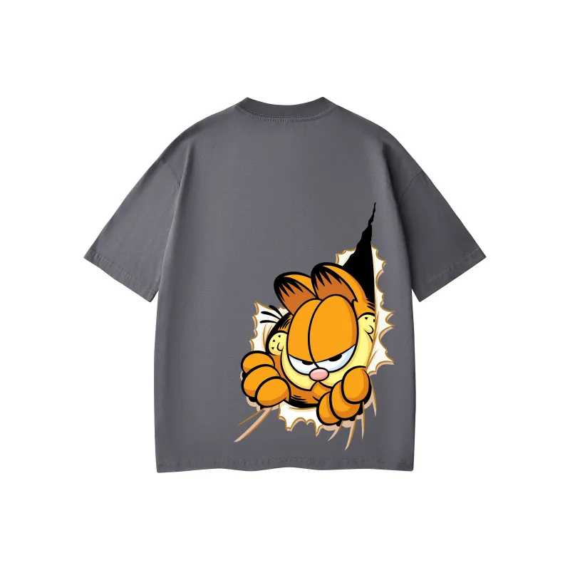 FOREVER 21 Garfield Joint Name T Shirts Unisex-3