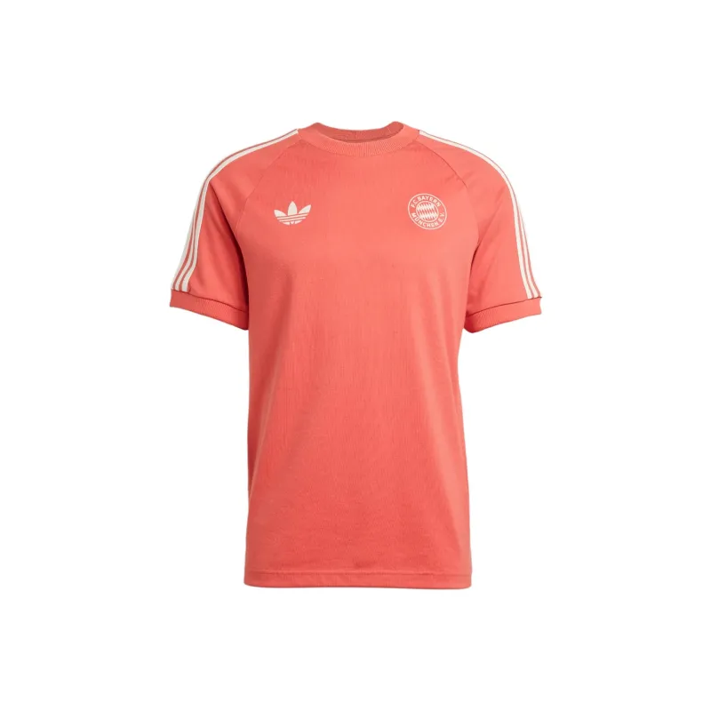 Adidas Originals x FC Bayern ADICOLOR FW24 T Shirt Men's Crew Red-0