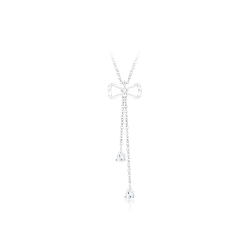 PRETTY DIARY S925 Silver Necklaces Women's-0