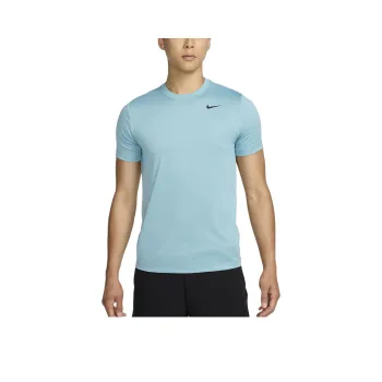 Nike Regular T Shirt Men's Fabric Turquoise