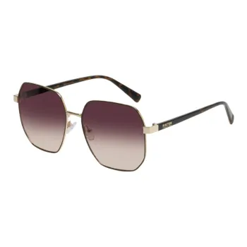 KENNETH COLE Irregular Shape Sunglasses Women's Gold