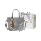 Silver+Charm+Shopping Bag