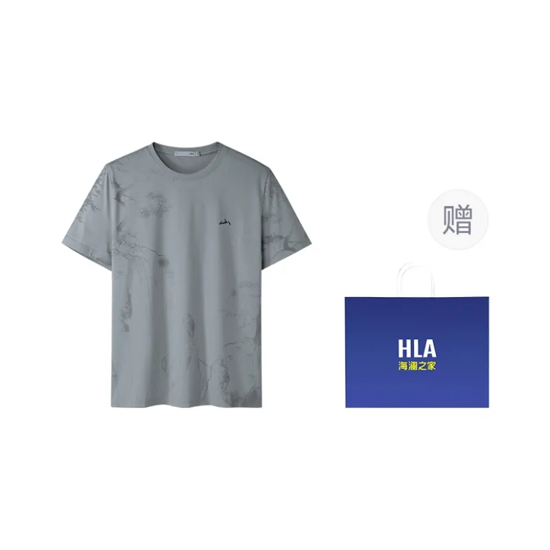 HLA The Mountain Is Not In The High Series T Shirt Men's-1