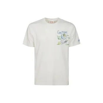 MC2 Saint Barth Gin Tonic Emmbroidered Crewneck T Shirt