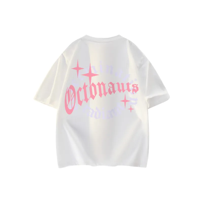 Small Columns Under The Sea T Shirt Unisex White-1